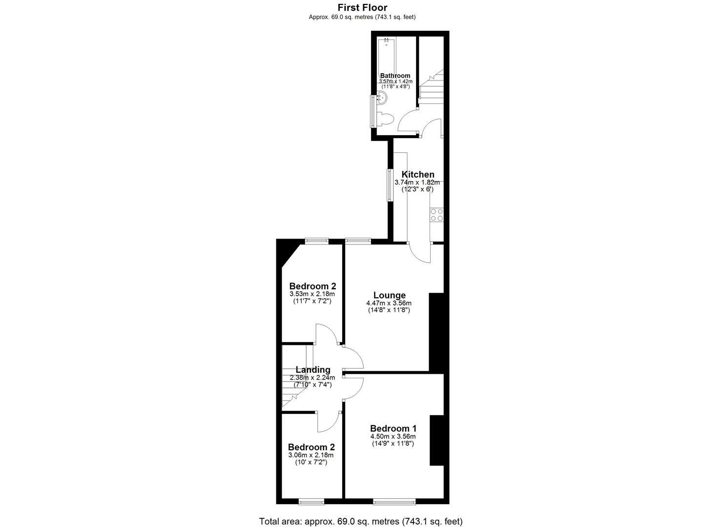 Floorplan.Seymour Street, North Shields